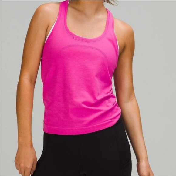 Lululemon Swiftly Tech Racerback Tank Top 2.0 *Race Length Sonic Pink - Picture 1 of 5